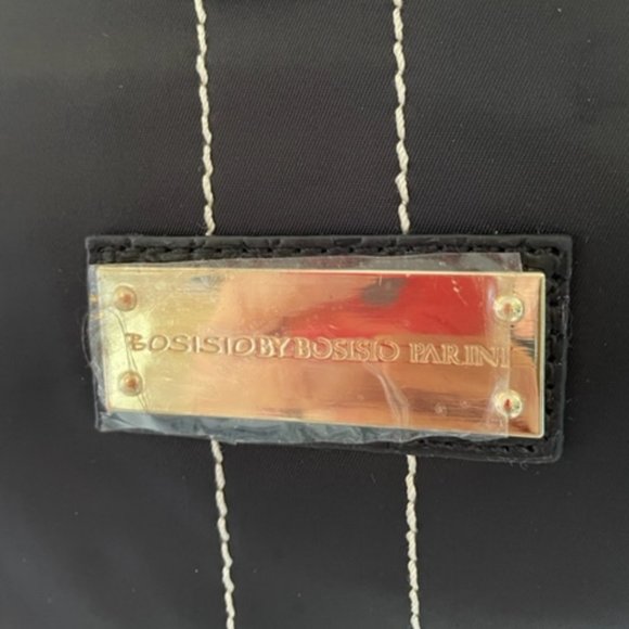 NWT Bosisio Parini Black Italy Design Shoulder/Crossbody Bag Purse Handbag - Picture 3 of 15